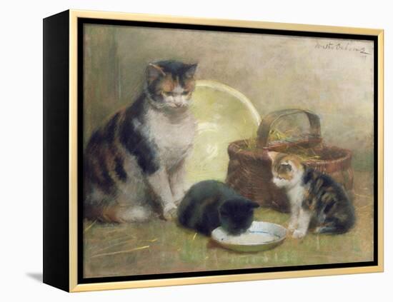 Cat and Kittens, 1889-Walter Frederick Osborne-Framed Premier Image Canvas