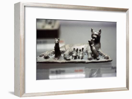 Cat and Kittens-Unknown-Framed Giclee Print