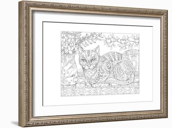 Cat and Mice - Cat Me If You Can-Pamela J. Smart-Framed Giclee Print