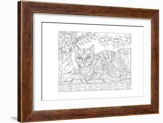 Cat and Mice - Cat Me If You Can-Pamela J. Smart-Framed Giclee Print