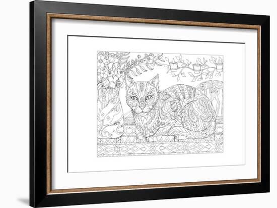 Cat and Mice - Cat Me If You Can-Pamela J. Smart-Framed Giclee Print