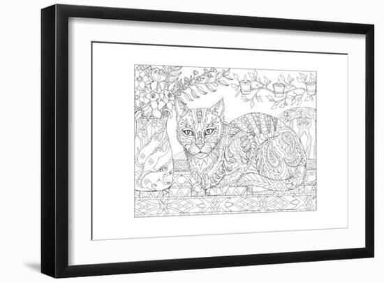 Cat and Mice - Cat Me If You Can-Pamela J. Smart-Framed Giclee Print