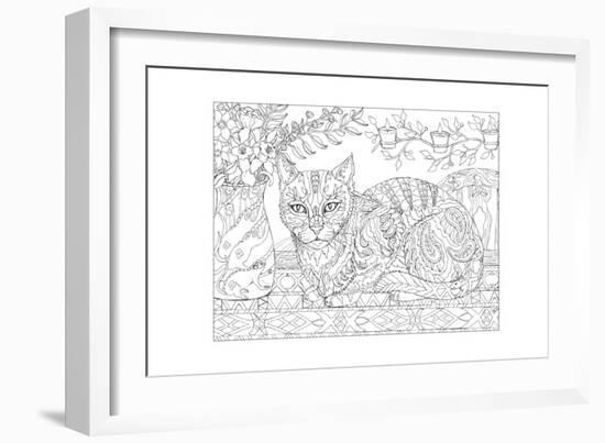Cat and Mice - Cat Me If You Can-Pamela J. Smart-Framed Giclee Print