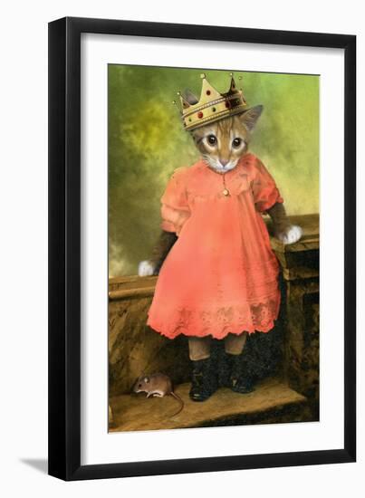 Cat and Mouse 2-J Hovenstine Studios-Framed Giclee Print
