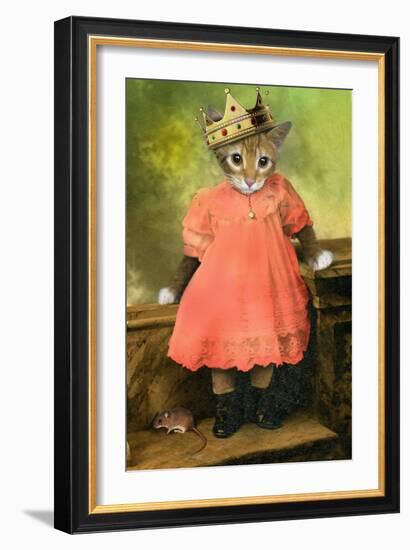 Cat and Mouse 2-J Hovenstine Studios-Framed Giclee Print