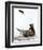 Cat and Mouse-null-Framed Art Print