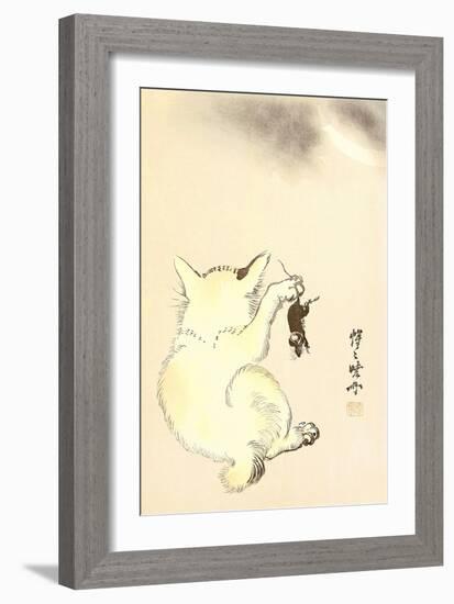 Cat and Mouse-Kyosai Kawanabe-Framed Giclee Print