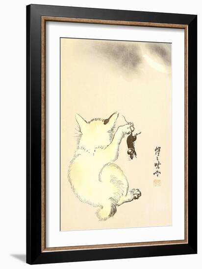 Cat and Mouse-Kyosai Kawanabe-Framed Giclee Print