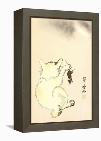 Cat and Mouse-Kyosai Kawanabe-Framed Premier Image Canvas