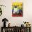 Cat and Tulips I (Chat Tulipes I)-Isy Ochoa-Giclee Print displayed on a wall