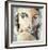 Cat and Woman-Didier Lourenco-Framed Giclee Print