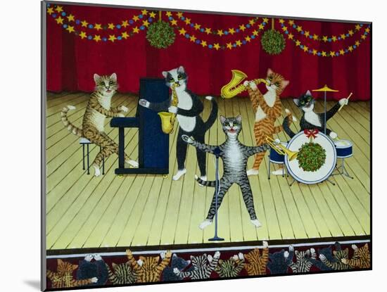 Cat Band-Pat Scott-Mounted Giclee Print