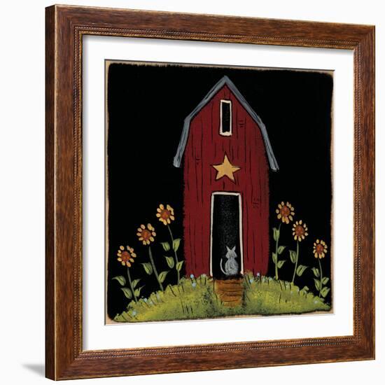 Cat Barn-Lisa Hilliker-Framed Art Print