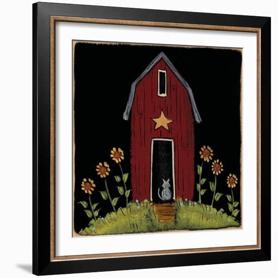 Cat Barn-Lisa Hilliker-Framed Art Print