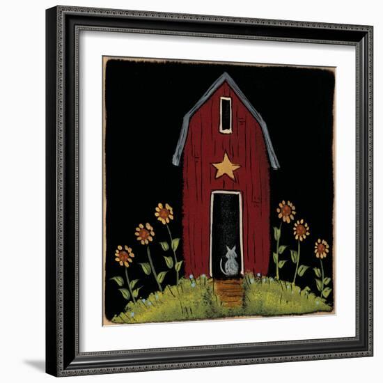 Cat Barn-Lisa Hilliker-Framed Art Print