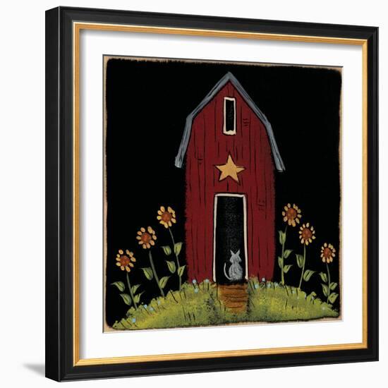 Cat Barn-Lisa Hilliker-Framed Art Print