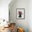 Cat, Black with Fabulous Hat-Fab Funky-Framed Art Print displayed on a wall