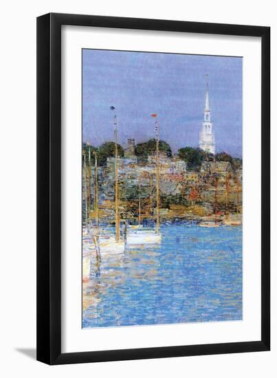 Cat Boats, Newport-Childe Hassam-Framed Premium Giclee Print