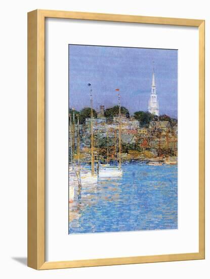 Cat Boats, Newport-Childe Hassam-Framed Art Print