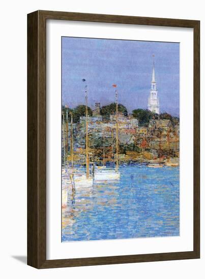 Cat Boats, Newport-Childe Hassam-Framed Art Print