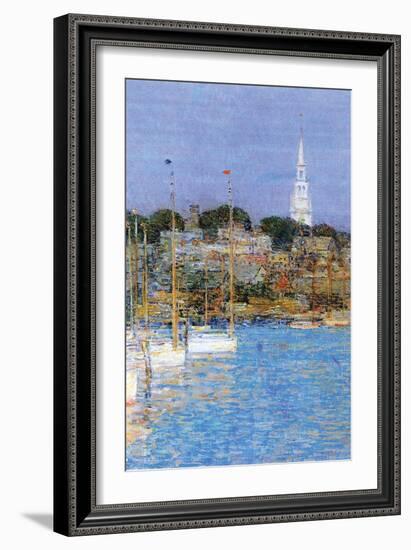 Cat Boats, Newport-Childe Hassam-Framed Art Print