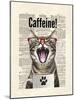 Cat Caffeine-Matt Dinniman-Mounted Art Print