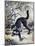 Cat Catching a Flog-Kyosai Kawanabe-Mounted Giclee Print