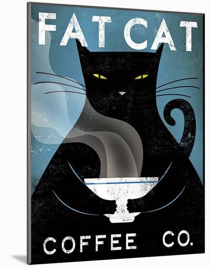 Cat Coffee Co.-Ryan Fowler-Mounted Art Print