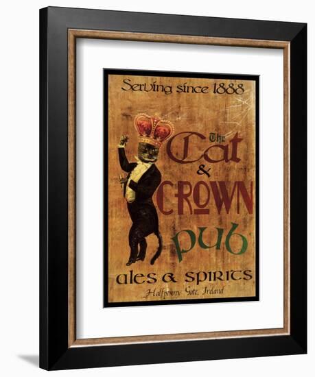 Cat & Crown Pub-Jason Giacopelli-Framed Art Print