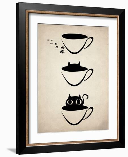 Cat Cup-Kimberly Allen-Framed Art Print