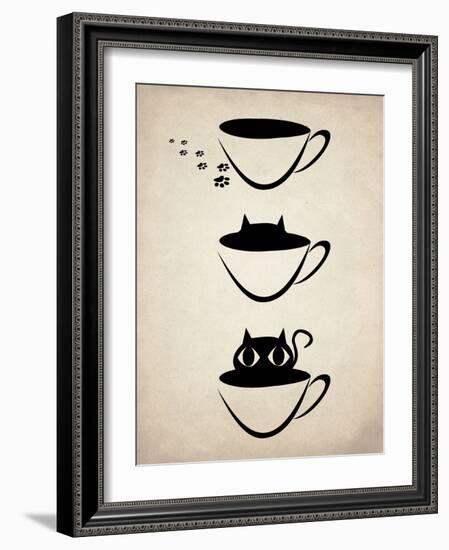 Cat Cup-Kimberly Allen-Framed Art Print