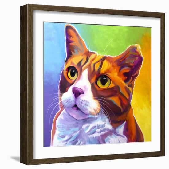 Cat - Ernie-Dawgart-Framed Giclee Print