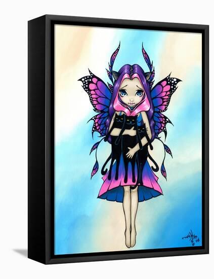 Cat Fairy:  My Three Kitties-Jasmine Becket-Griffith-Framed Stretched Canvas