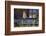 Cat, Felis catus, sitting on porch of old house-Larry Ditto-Framed Photographic Print