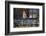 Cat, Felis catus, sitting on porch of old house-Larry Ditto-Framed Photographic Print