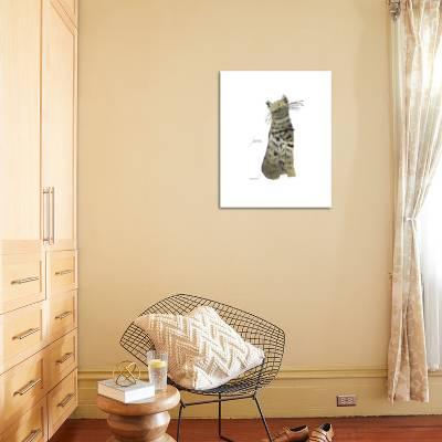 Cat From 25 Cats Named Sam And One Blue Pussy C 1954 Green Sam Art Print By Andy Warhol Art Com