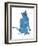 Cat From "25 Cats Named Sam and One Blue Pussy", c. 1954 (One Blue Pussy)-Andy Warhol-Framed Art Print