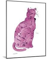 Cat From "25 Cats Named Sam and One Blue Pussy", c.1954 (Pink Sam)-Andy Warhol-Mounted Art Print