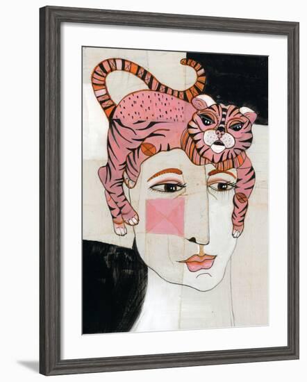 Cat Hair-Stacy Milrany-Framed Art Print