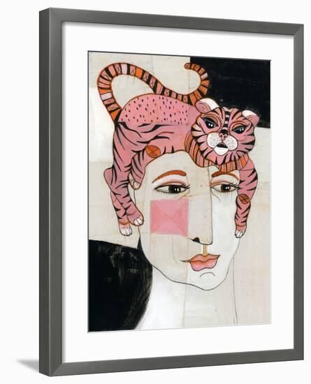 Cat Hair-Stacy Milrany-Framed Art Print