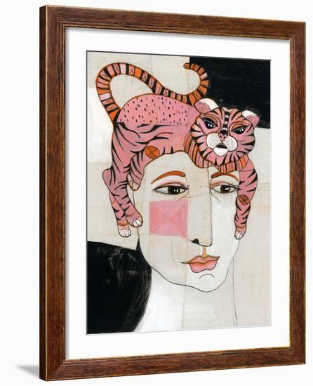 Cat Hair-Stacy Milrany-Framed Art Print