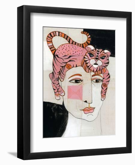 Cat Hair-Stacy Milrany-Framed Premium Giclee Print