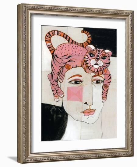 Cat Hair-Stacy Milrany-Framed Art Print