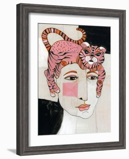 Cat Hair-Stacy Milrany-Framed Art Print