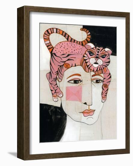 Cat Hair-Stacy Milrany-Framed Art Print