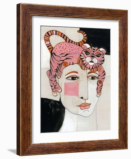 Cat Hair-Stacy Milrany-Framed Art Print