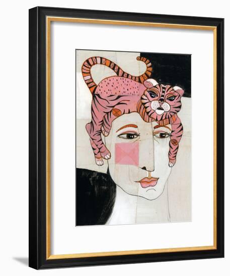 Cat Hair-Stacy Milrany-Framed Art Print