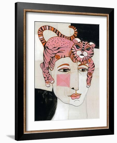 Cat Hair-Stacy Milrany-Framed Art Print