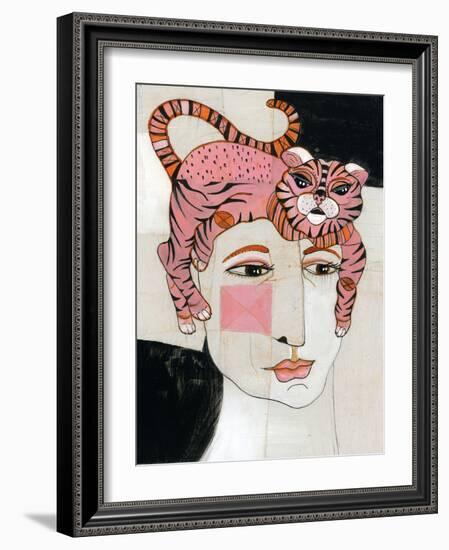 Cat Hair-Stacy Milrany-Framed Art Print