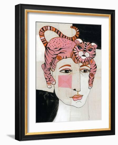 Cat Hair-Stacy Milrany-Framed Art Print